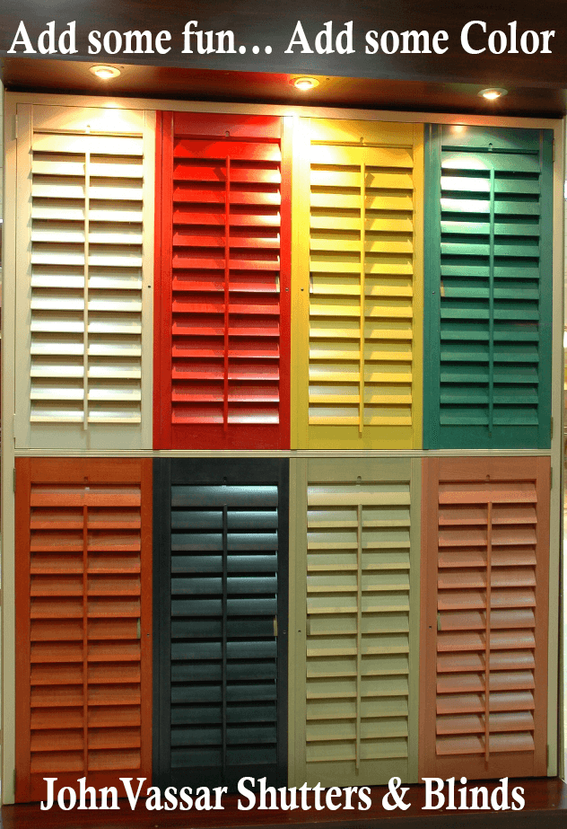 Add Color To Your Home or Office! | Shutters Santa Clarita