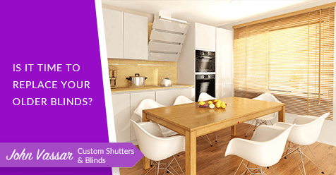 We give Complementary Estimates at Your Place! | John Vassar Custom Shutters & Blinds