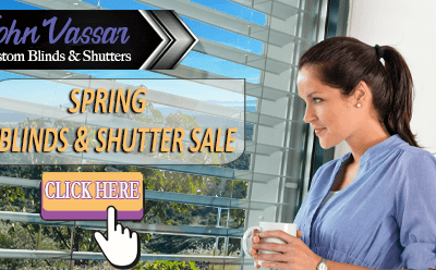 Shutters and Blinds Spring Sale