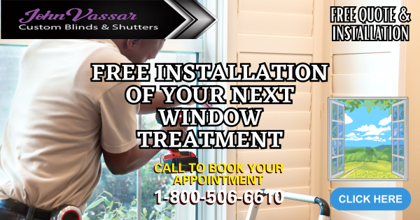 Free Window Treatment Installations