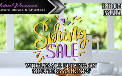 On Sale – John Vassar Shutters & Blinds