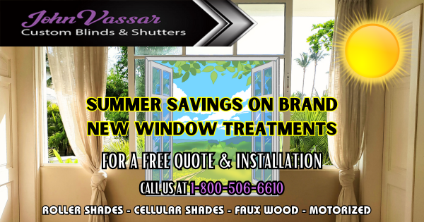 Summer Window Treatments – Vassar Shutters & Blinds