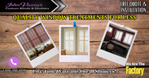 Life-Time Warranty On All Shutters