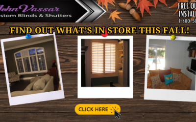 Window Treatment Selections This Fall – Vassar Northern CA