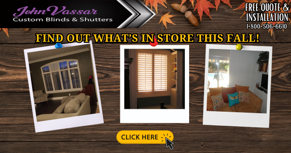 Window Treatment Selections This Fall – Vassar Northern CA