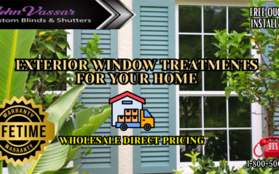 Exterior Window Treatments – Vassar Shutters SCV – SFV – Northern CA