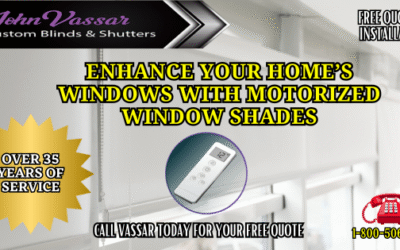 Motorized Window Shades Upgrade – Vassar Shutters Northern CA – SCV – SFV