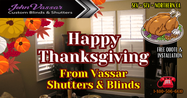 Happy Holidays From Vassar! – Shutters & Blinds SCV – SFV – Northern CA