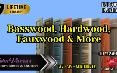Custom Hardwood And Basswood Shutters – Vassar SCV – SFV